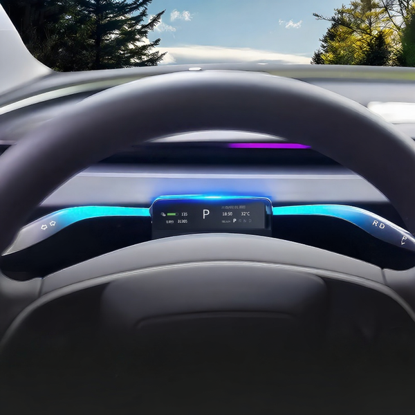 Smart Gear Shift Control Stalks with HUD Upgrade Kit for Tesla Model 3 Highland/Model Y Juniper
