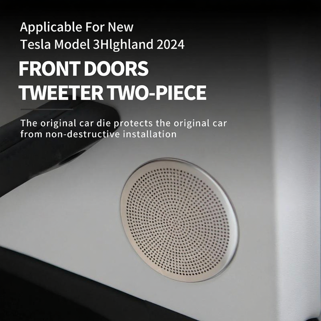 Speaker Grill Covers for Model 3 Highland