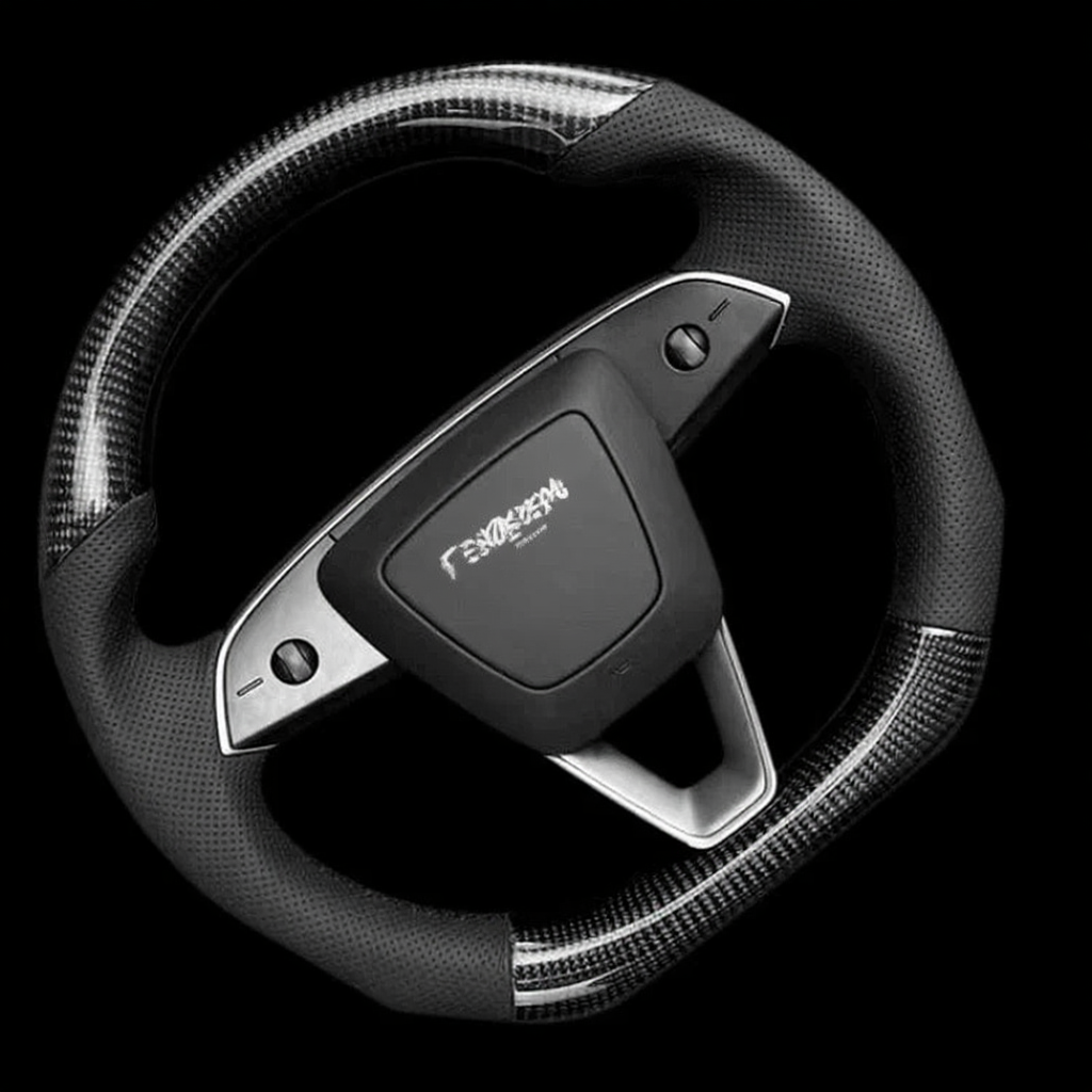Sport Carbon Fiber Steering Wheel for Tesla Model 3 Highland/Y Juniper
