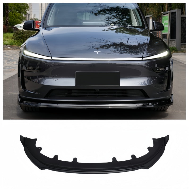 Sport Style ABS Front Lip Splitter for Tesla Model Y Juniper 2025+