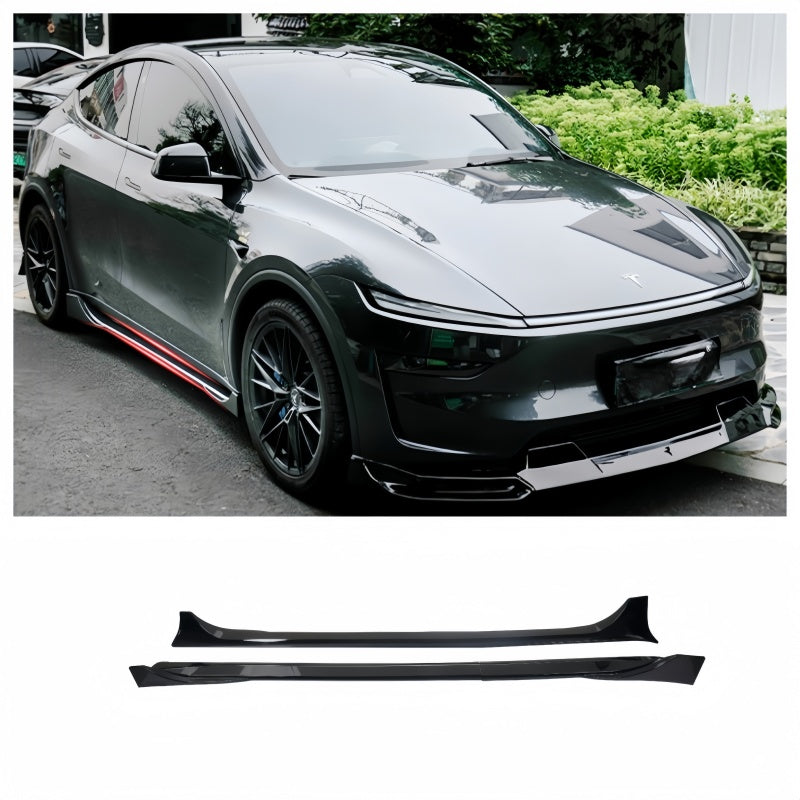 Sport Style Split-Type Side Skirts for Tesla Model Y Juniper 2025+ Main image