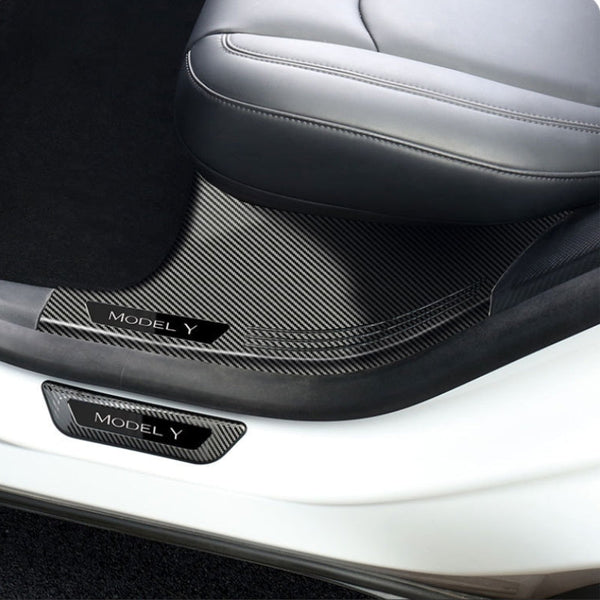 Stainless Steel Threshold Protection Strip for Tesla Model 3/Y