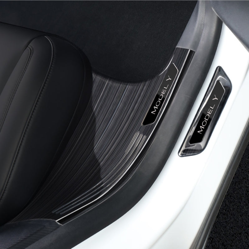 Stainless Steel Threshold Protection Strip for Tesla Model 3/Y