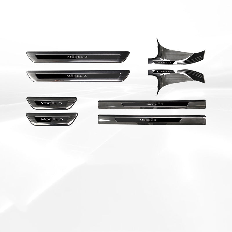 Stainless Steel Threshold Protection Strip for Tesla Model 3/Y