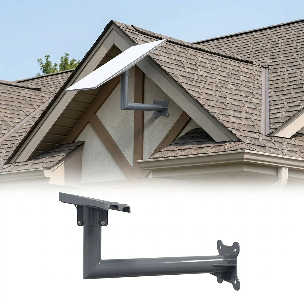 Starlink Gen 3 / V3 Long Wall Mount Bracket for Standard Dish Outdoor Installation Main image