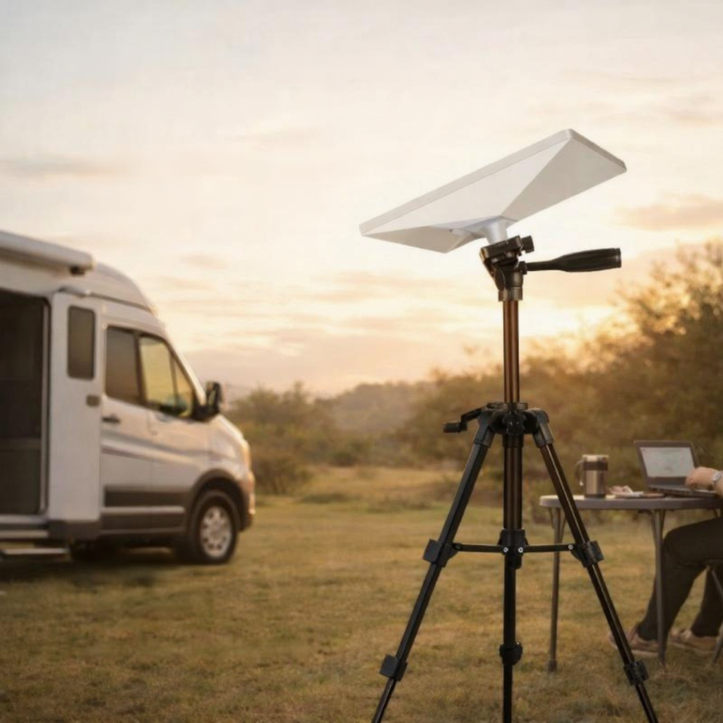 Starlink Mini Tripod Mount Kit with Adapter Base, Adjustable Portable Stand