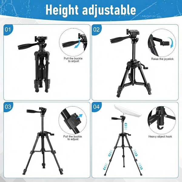 Starlink Mini Tripod Mount Kit with Adapter Base, Adjustable Portable Stand