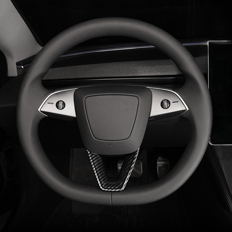 Steering wheel V-cover for Tesla Model 3 Highland/Y Juniper Secondary image