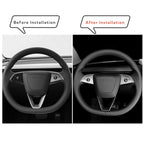 Steering wheel V-cover for Tesla Model 3 Highland/Y Juniper