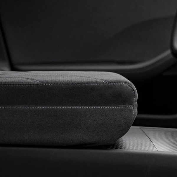 Suede Armrest Box Booster Pad with Tissue Box for Tesla Model 3/Y
