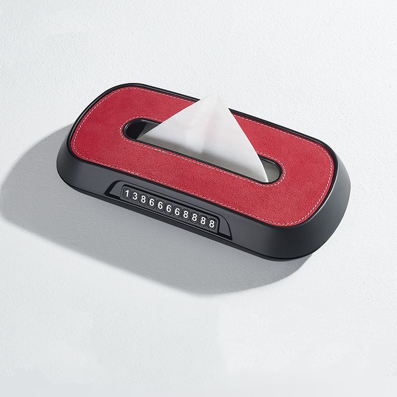 Suede Tesla Model S/3/X/Y Tissue Box Main image