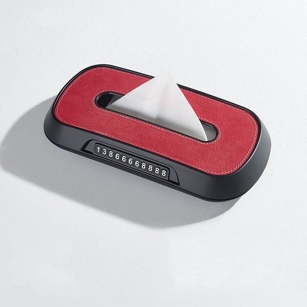 Suede Tesla Model S/3/X/Y Tissue Box