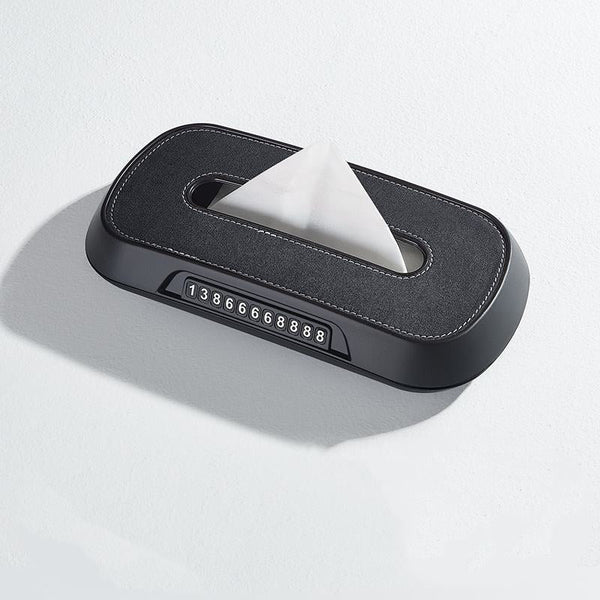 Suede Tesla Model S/3/X/Y Tissue Box