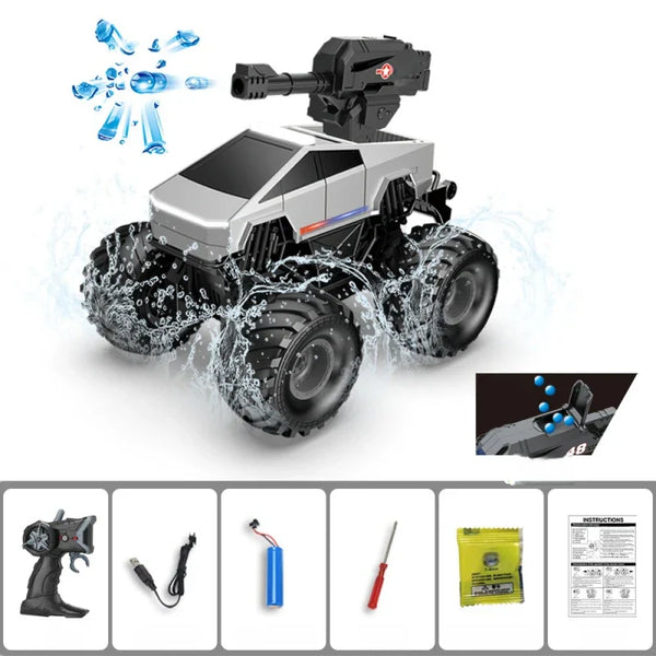 All-Terrain 1:20 Remote Control Truck with Amphibious Performance and 4WD Power