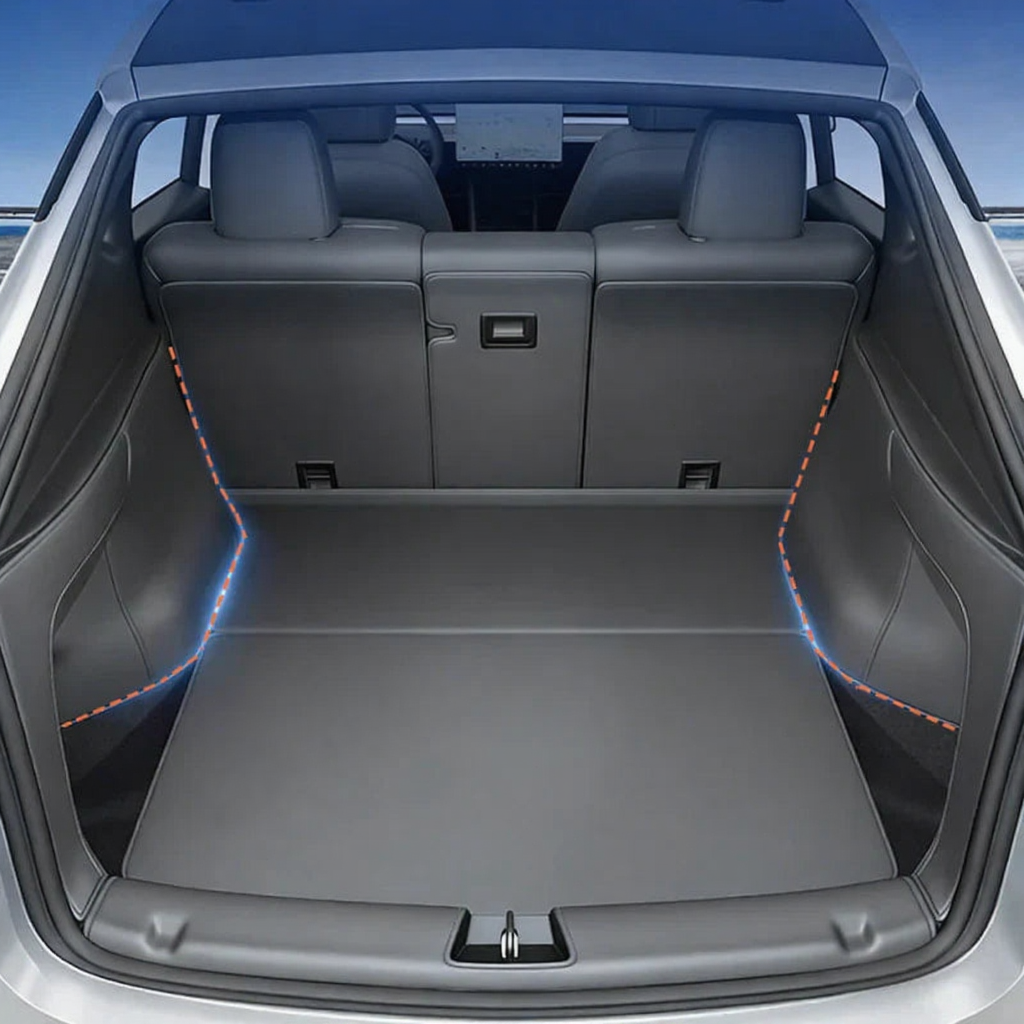 Tesla Model Y Juniper 2025 Rear Trunk Side Shields Made with Premium Napa Leather