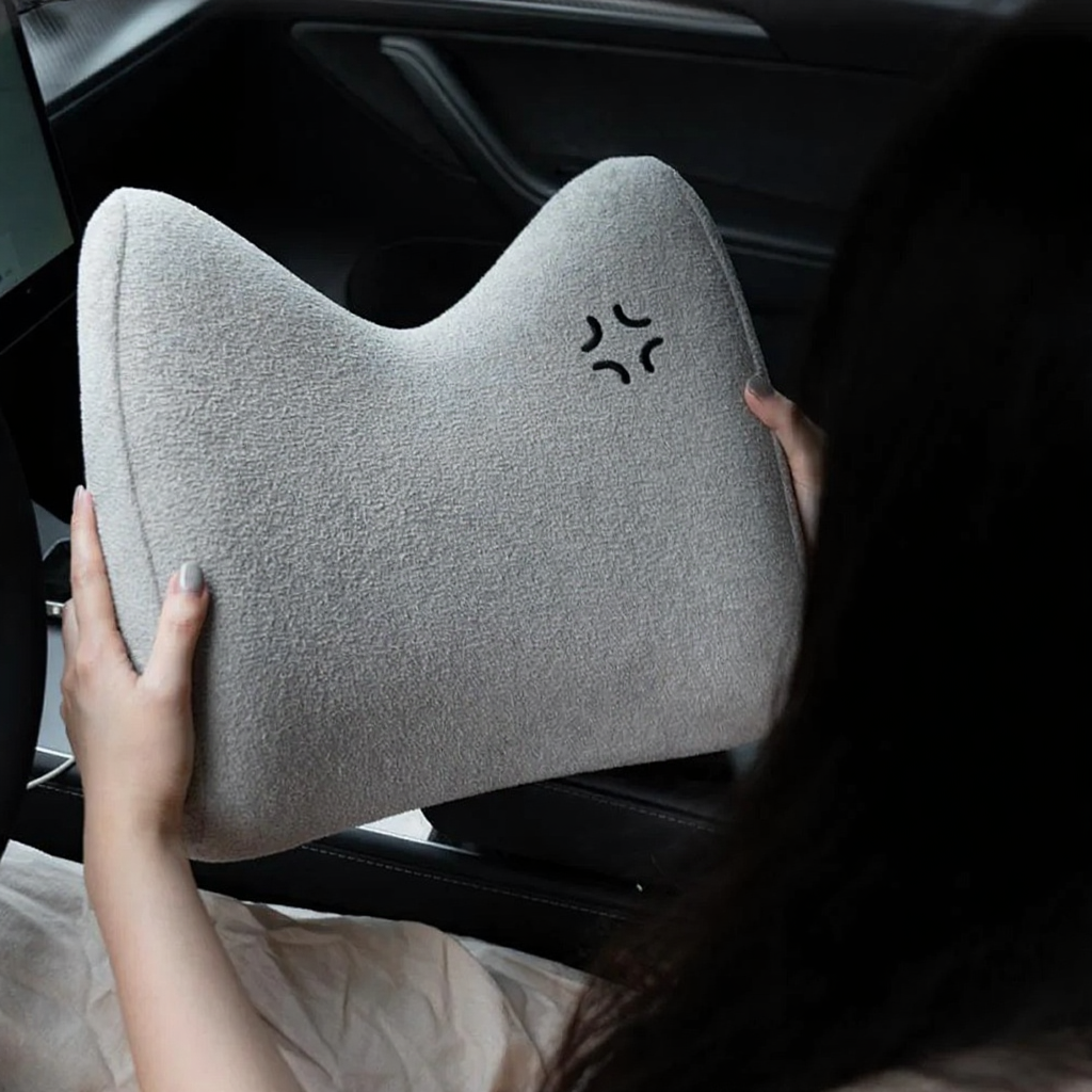 TITA Memory Foam Car Lumbar Support Cushion for Long Drives