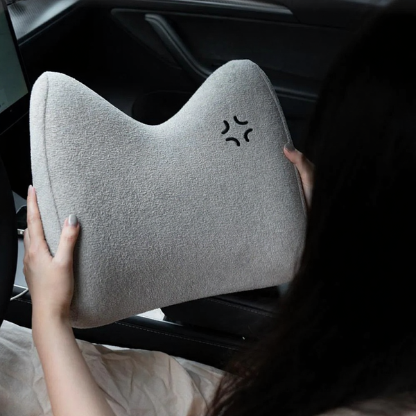 TITA Memory Foam Car Lumbar Support Cushion for Long Drives