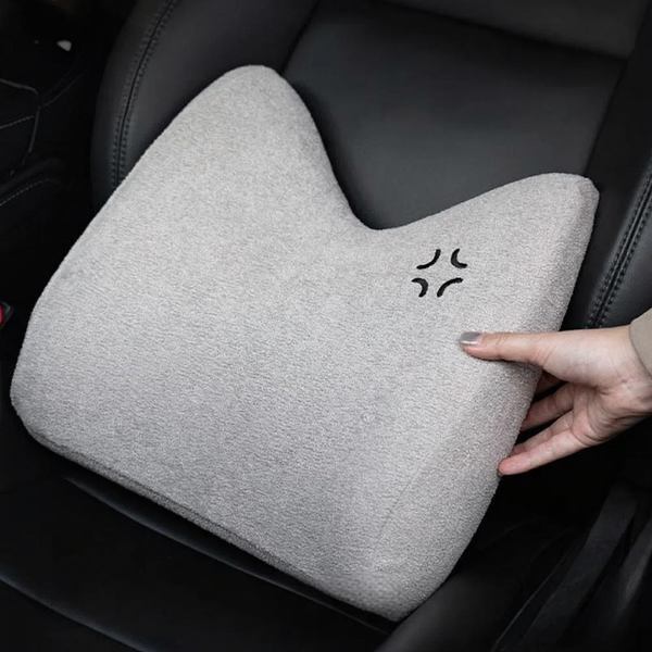 TITA Memory Foam Car Lumbar Support Cushion for Long Drives