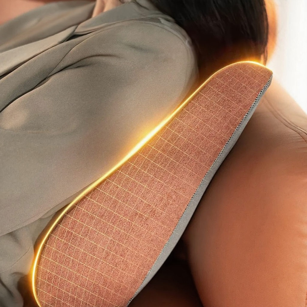 TITA Memory Foam Car Lumbar Support Cushion for Long Drives