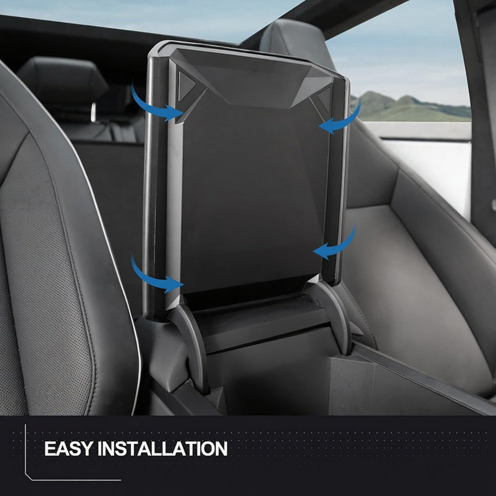 TPE Center Console Armrest Cover for Tesla Cybertruck
