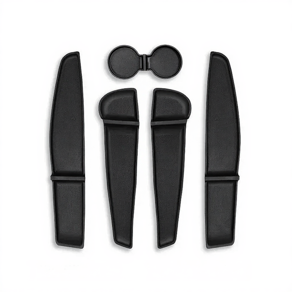 TPE Door Storage Mats and Cup Holder Liners for Tesla Model Y Juniper 2025+