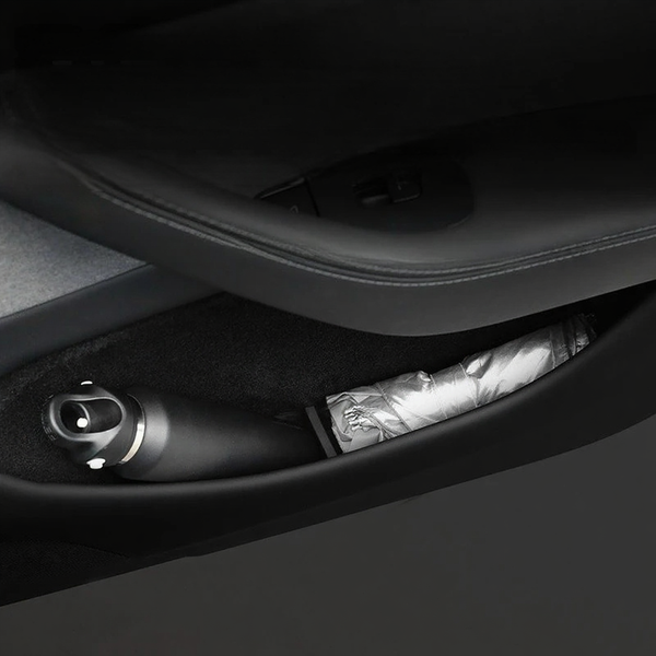 TPE Door Storage Mats and Cup Holder Liners for Tesla Model Y Juniper 2025+