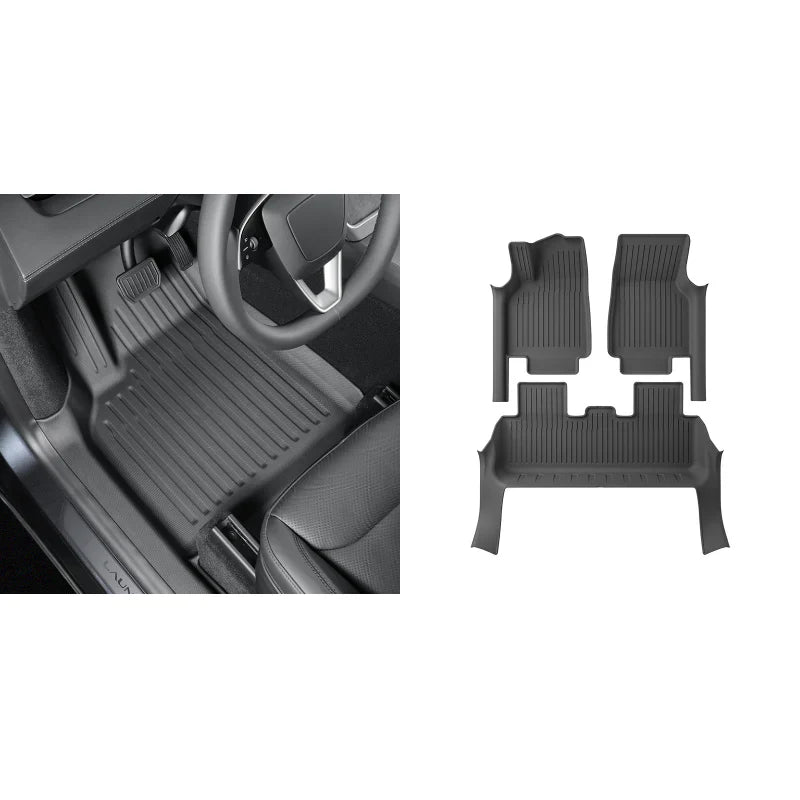 TPE Floor Mats with Door Sill Protection Strips for Tesla Model 3/Y 2023-2025 Secondary image