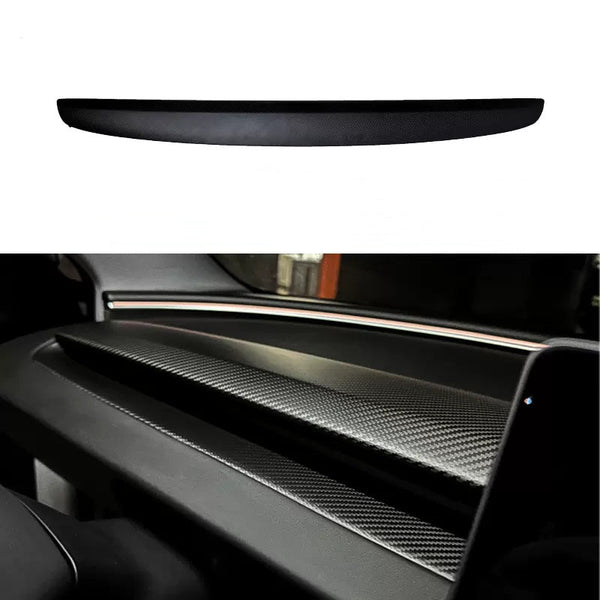 Tesla Model 3 Highland/Y Juniper Carbon Fiber Dashboard Snap-On Patch