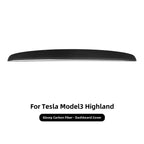 Tesla Model 3 Highland/Y Juniper Carbon Fiber Dashboard Snap-On Patch