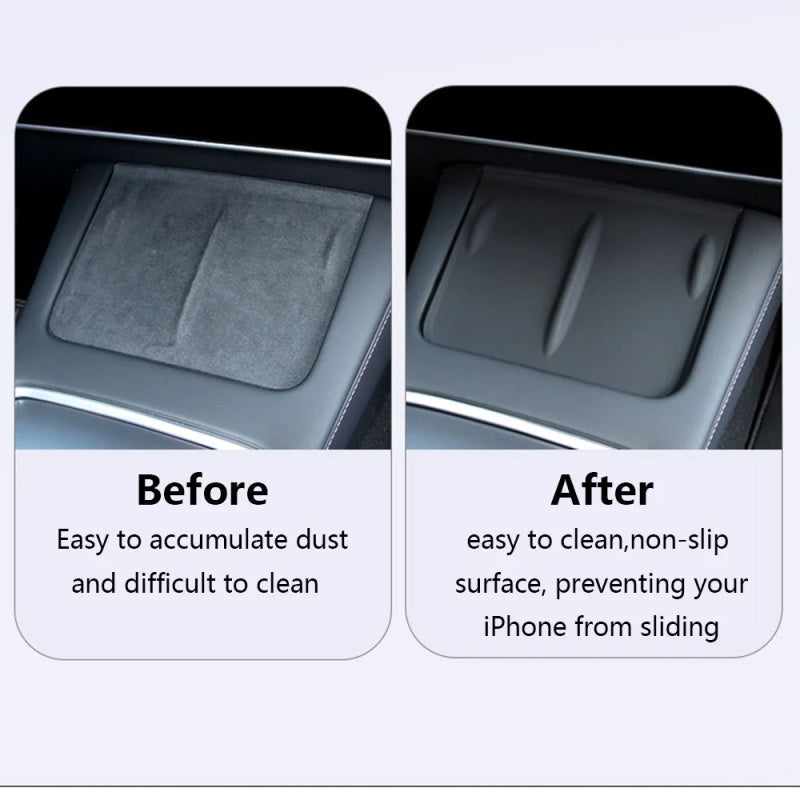 Tesla Model 3/Y Central Control Wireless Charging Silicone Anti-Slip Pad