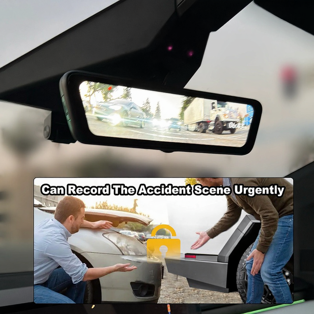 2025+ Tesla Model Y Juniper 8.2” Live Streaming Rear View Mirror