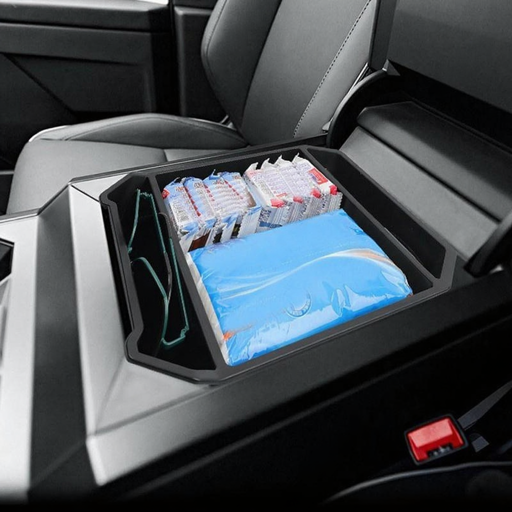 Tesla Cybertruck Armrest Box Organizer/Center Lower Box Organizer/Glove Box Organizer