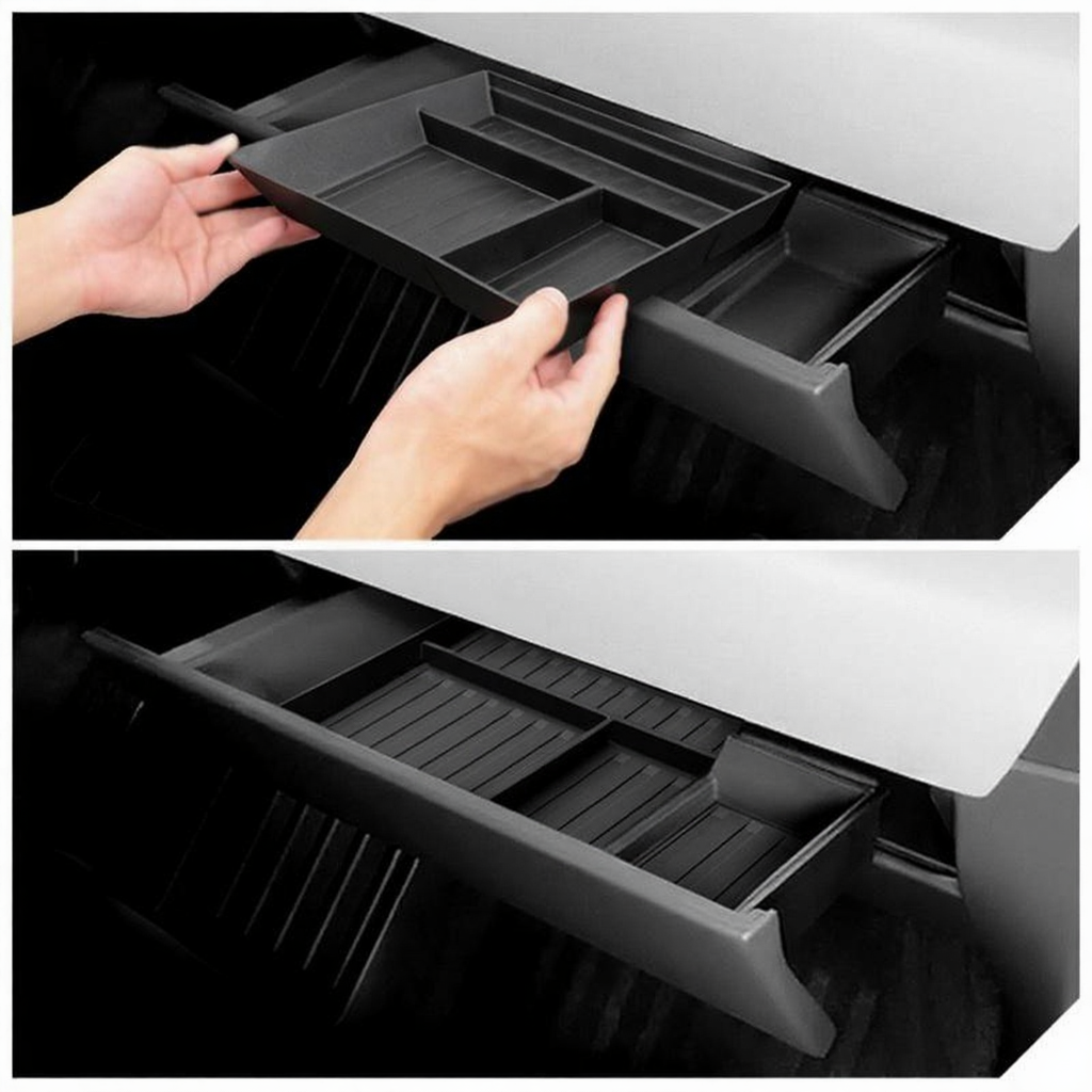 Tesla Cybertruck Armrest Box Organizer/Center Lower Box Organizer/Glove Box Organizer