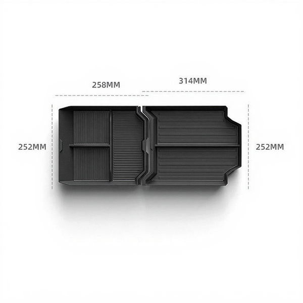 Tesla Cybertruck Armrest Box Organizer/Center Lower Box Organizer/Glove Box Organizer