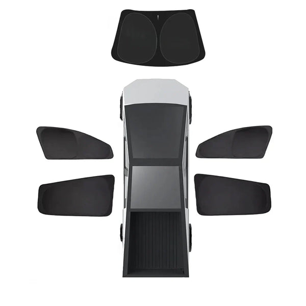 Tesla Cybertruck Fits Side Window Sunshade with Windshield Privacy Shade