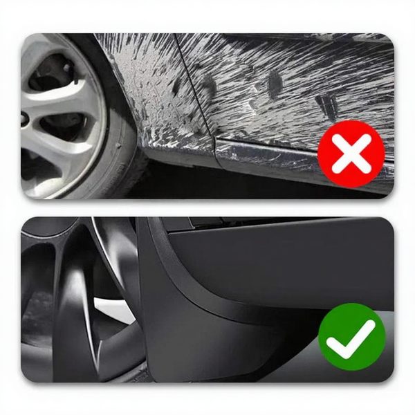 Tesla Cybertruck Mudflaps No Drilling Mud Guard