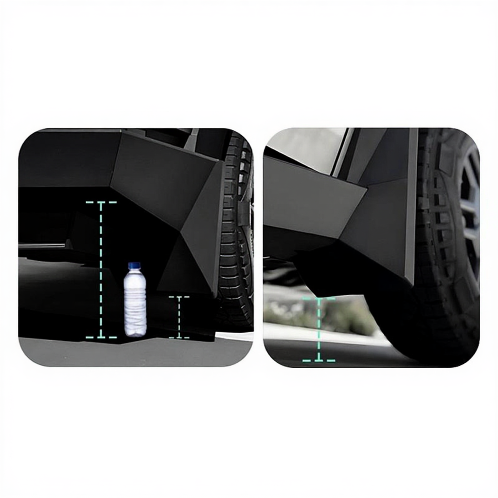 Tesla Cybertruck Mudflaps No Drilling Mud Guard Secondary image