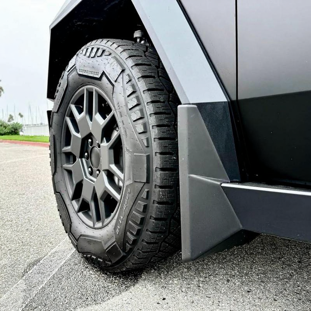 Tesla Cybertruck Mudflaps No Drilling Mud Guard