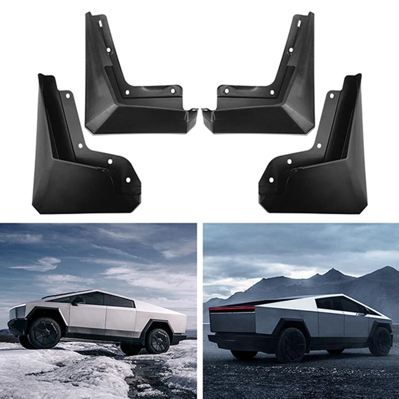 Tesla Cybertruck Mudflaps No Drilling Mud Guard