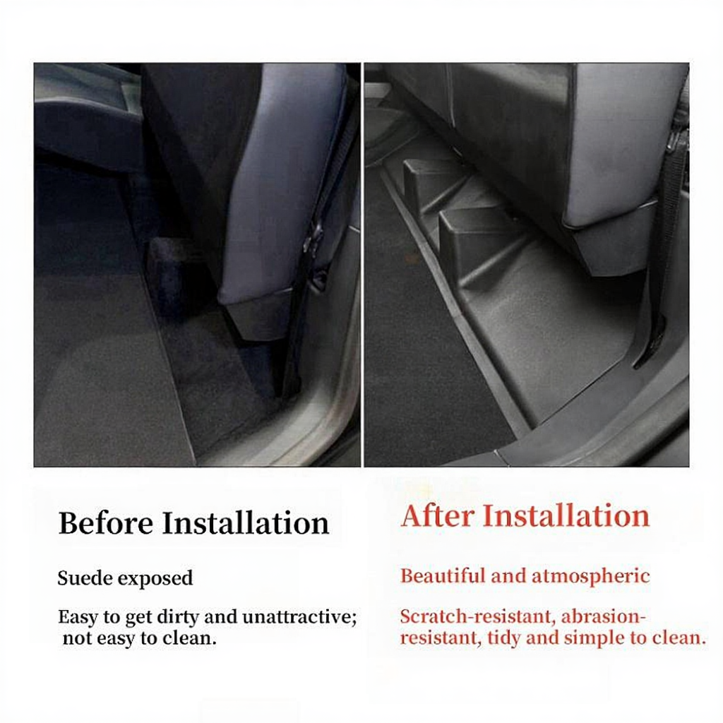 Tesla Cybertruck Under Rear Seat TPE Kick Protection Cover