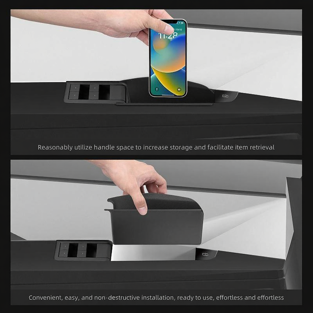 Tesla Cybertruck Front and Rear Door Handle Organizer