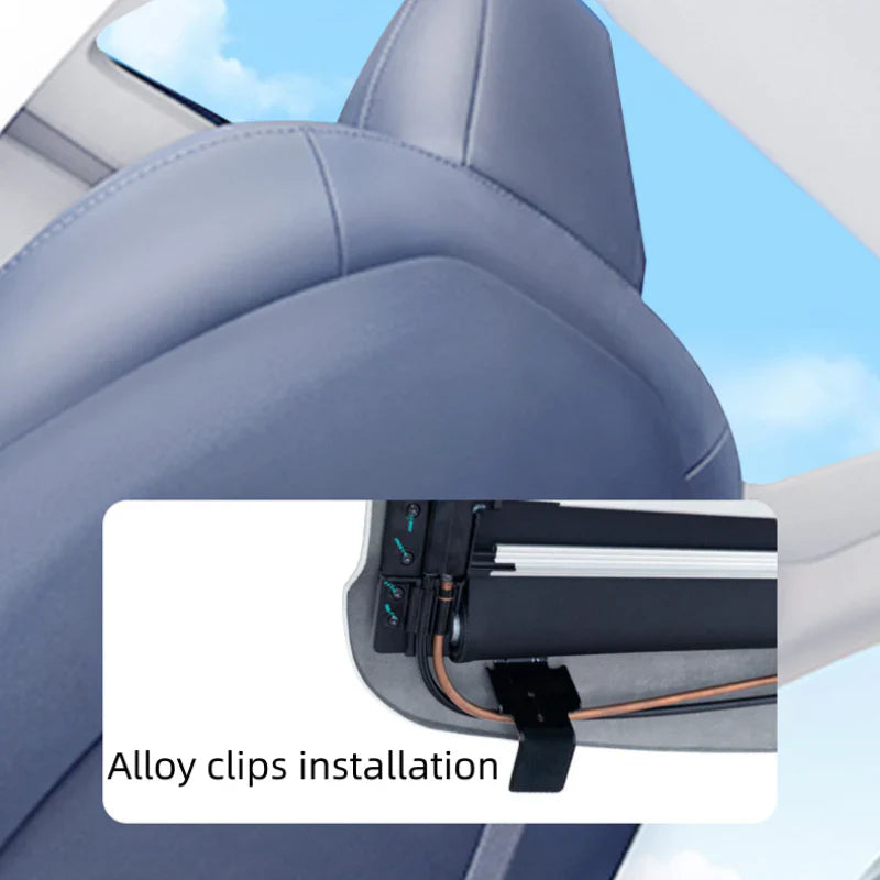 Model Y Integrated Electric Retractable Glass Roof Sunshade