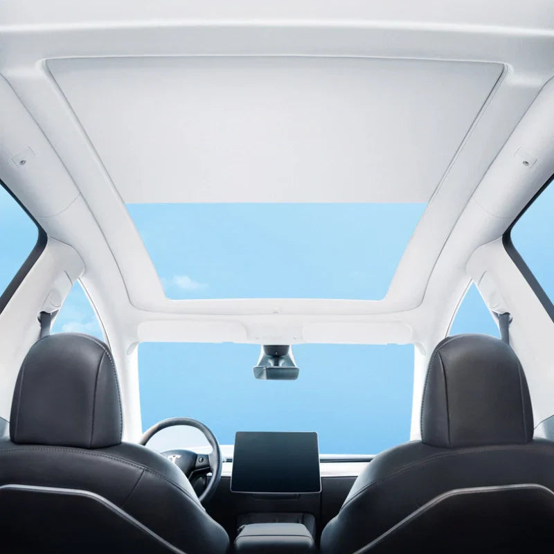 Model Y Integrated Electric Retractable Glass Roof Sunshade
