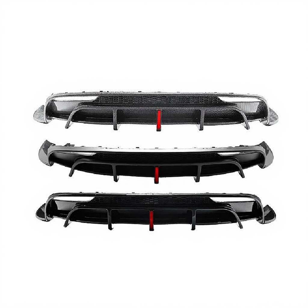 Tesla Model 3 Highland ABS Rear Bumper Diffuser with Brake Light