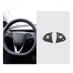 Tesla Model 3 Highland/Model Y Juniper Alcantara Steering Wheel Button Patch