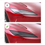 Tesla Model 3 Highland Black TPU Headlight & Tail Light Protection Film