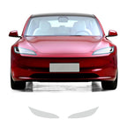 Tesla Model 3 Highland Black TPU Headlight & Tail Light Protection Film