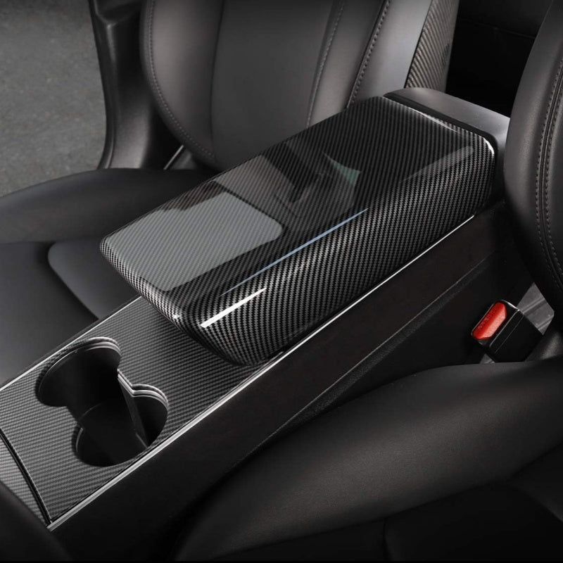 Tesla Model 3 /Y Highland Carbon Fiber Armrest Cover