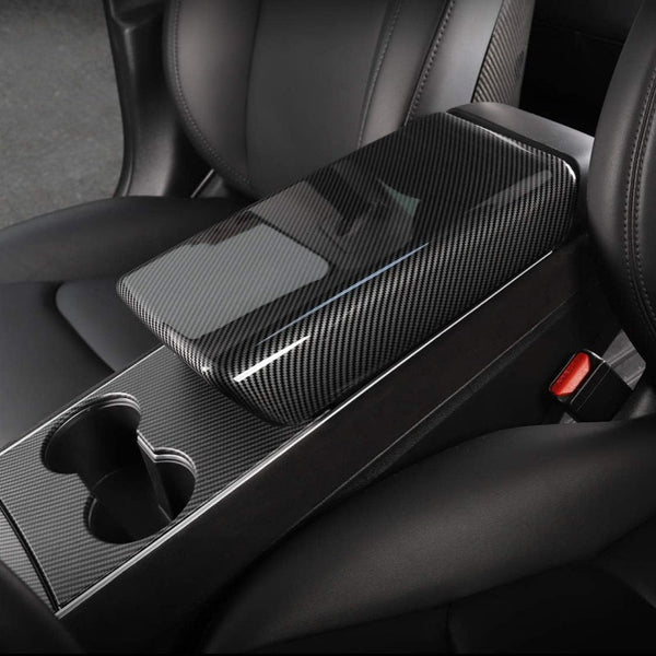 Tesla Model 3 /Y Highland Carbon Fiber Armrest Cover