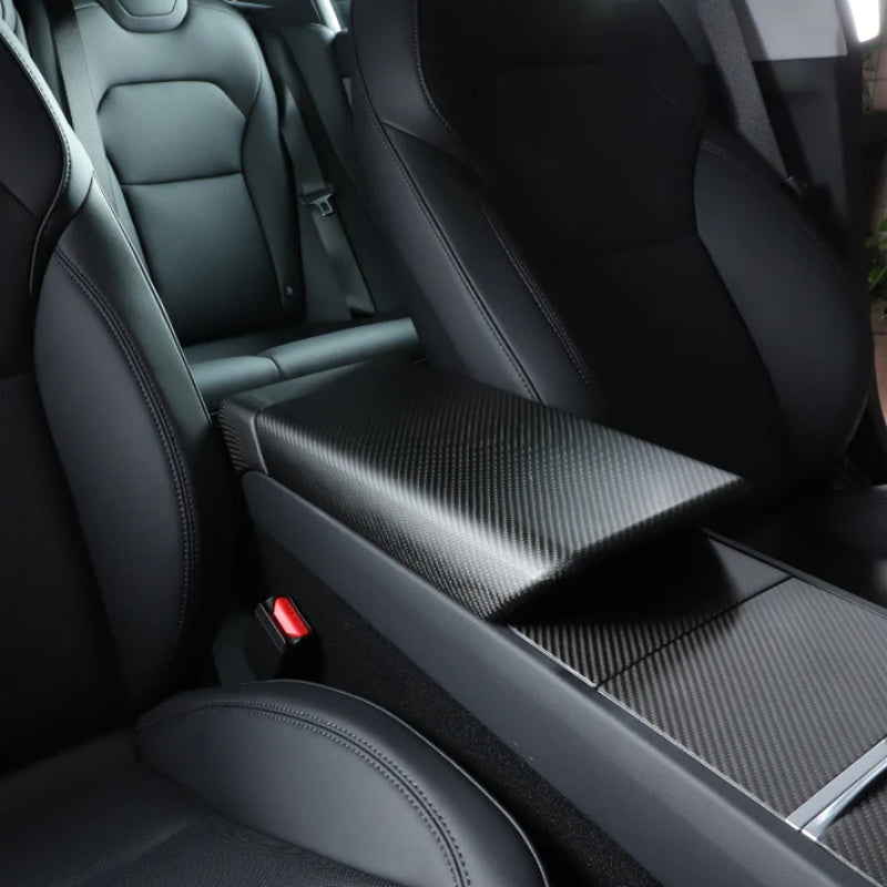 Tesla Model 3 /Y Highland Carbon Fiber Armrest Cover